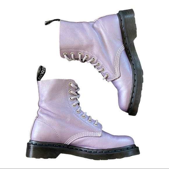 ๐ Dr. Martens 1460 Pascal Virginia Purple Combat Boots ๐ - Picture 12 of 16